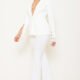 IJ1118AP -  LACED WIDE SLEEVE FORMAL JACKET - IVORY